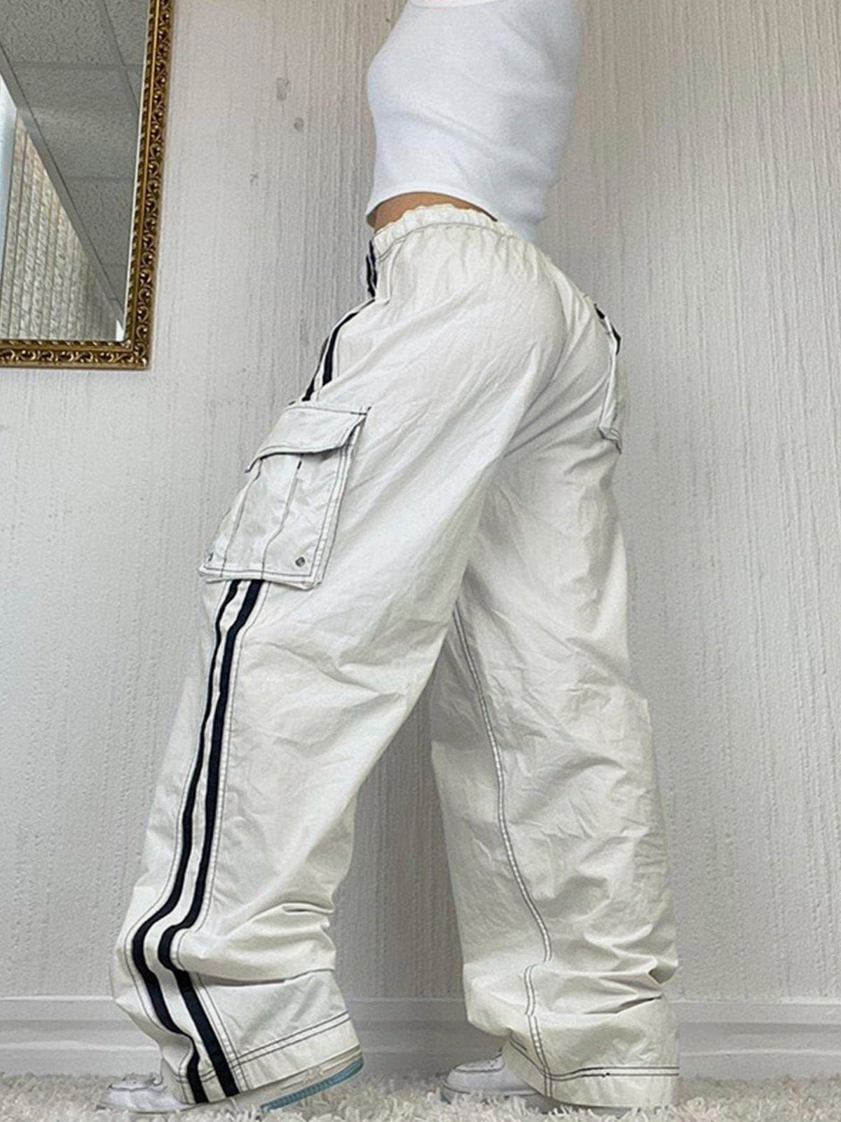 Mulit-pocket Patchwork Cargo Pants sold by Aelfric Eden product image thumbnail 5
