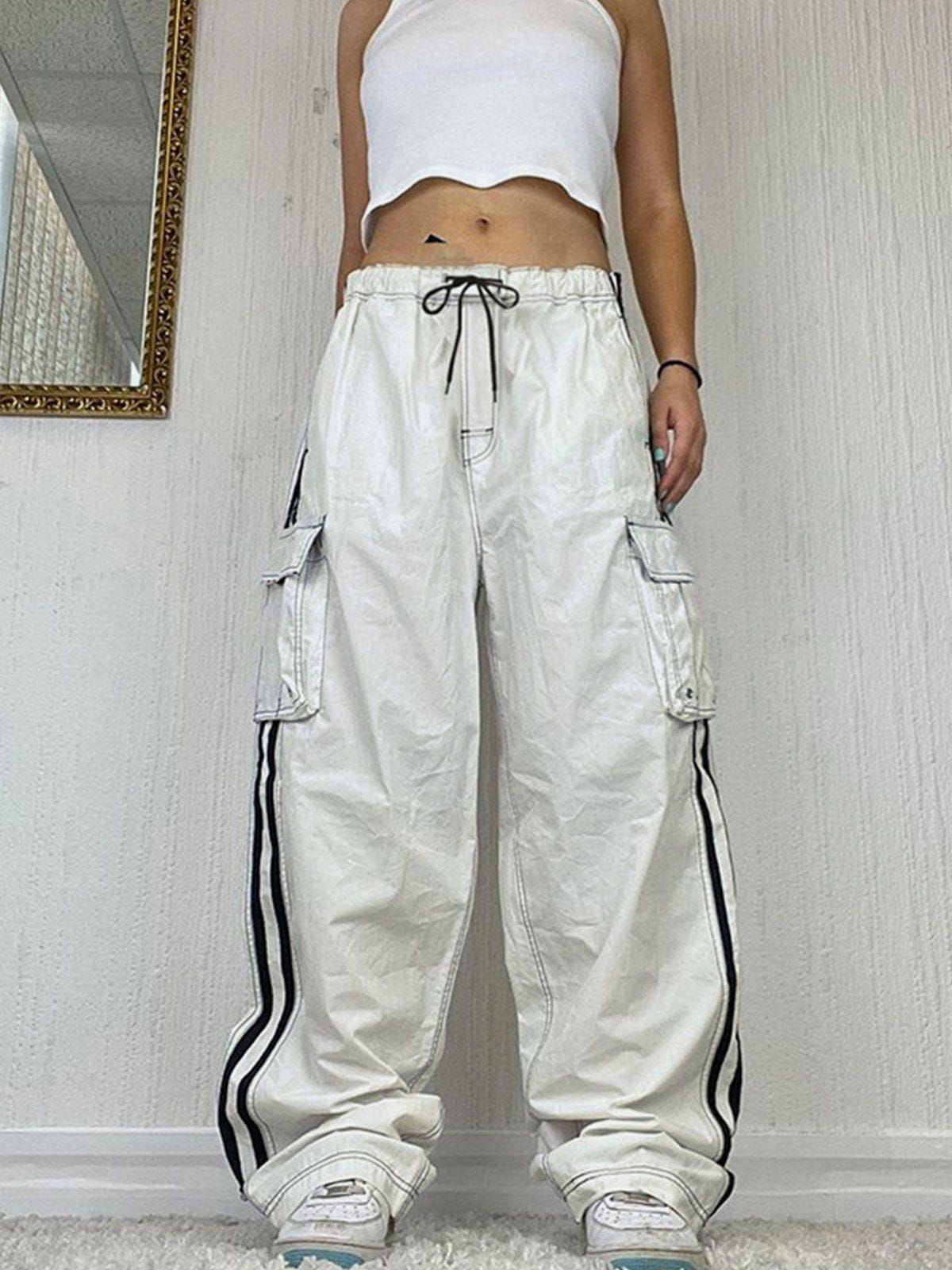 Mulit-pocket Patchwork Cargo Pants sold by Aelfric Eden product image thumbnail 4