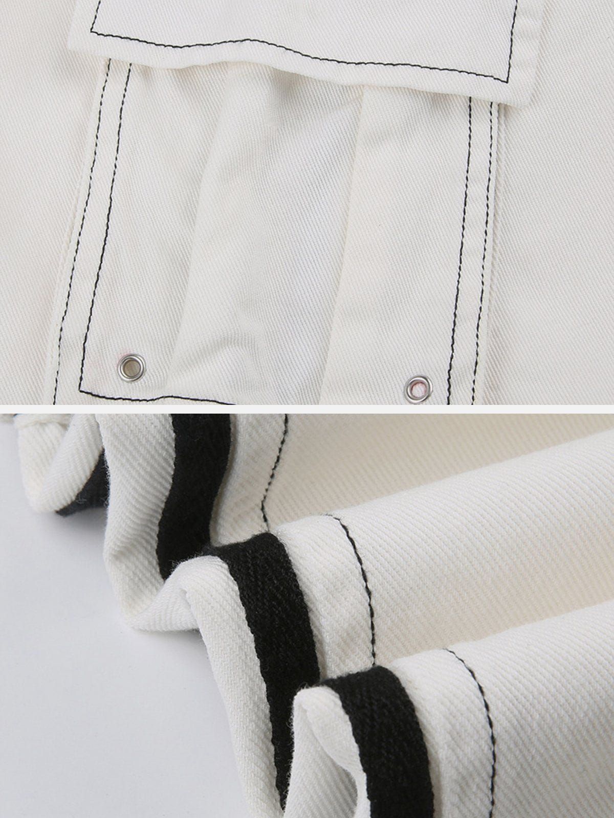 Mulit-pocket Patchwork Cargo Pants sold by Aelfric Eden product image thumbnail 3