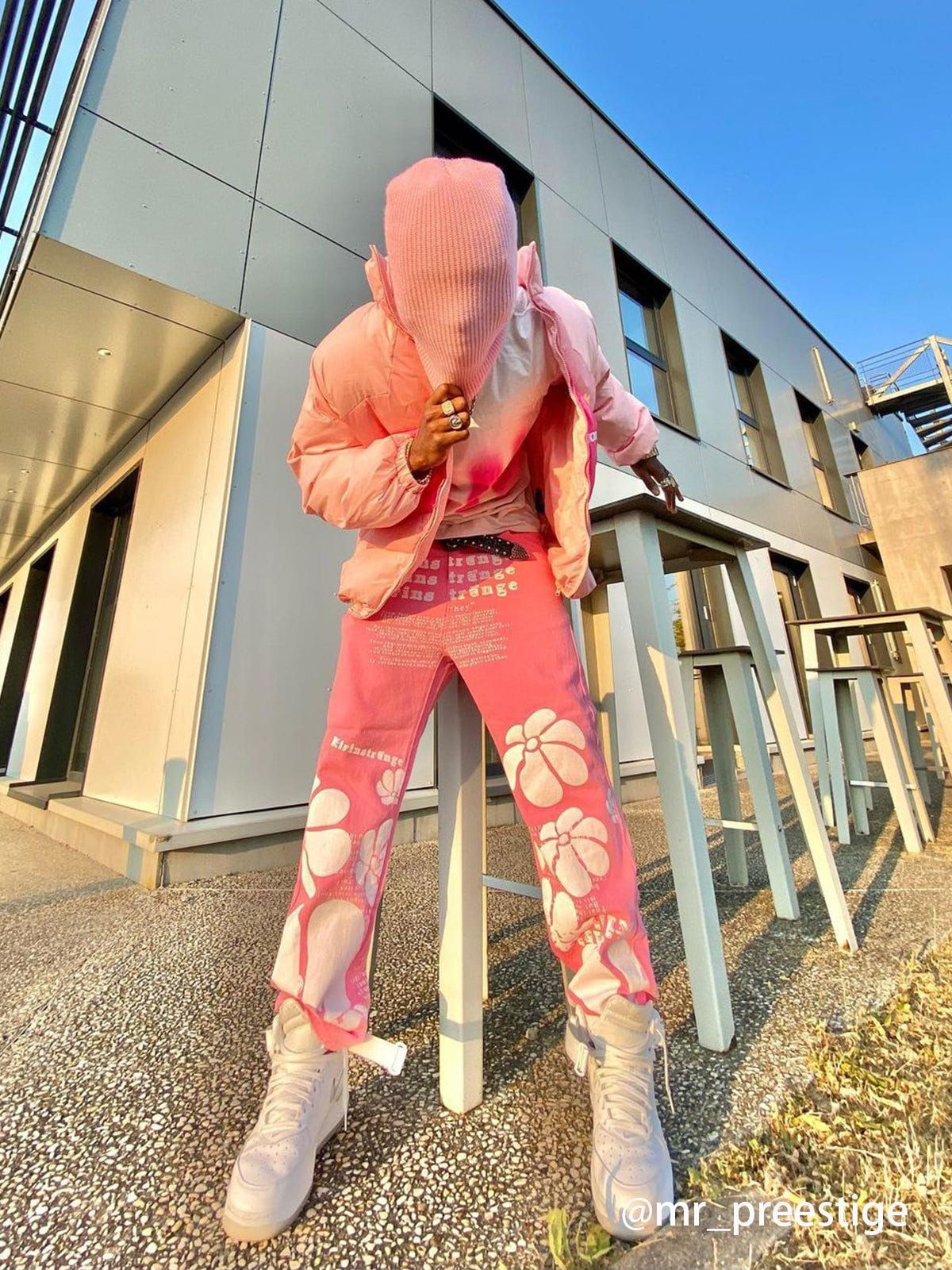 Aelfric Eden Flower Pink Straight Jeans sold by Aelfric Eden