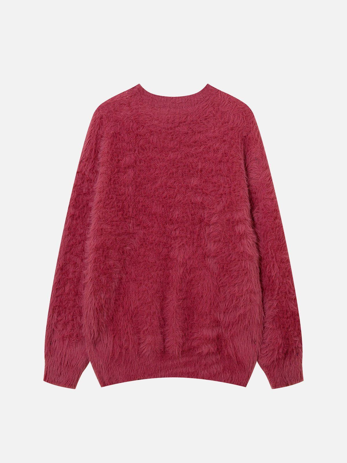 Aelfric Eden Faux Mink Jacquard Sweater sold by Aelfric Eden product image thumbnail 4