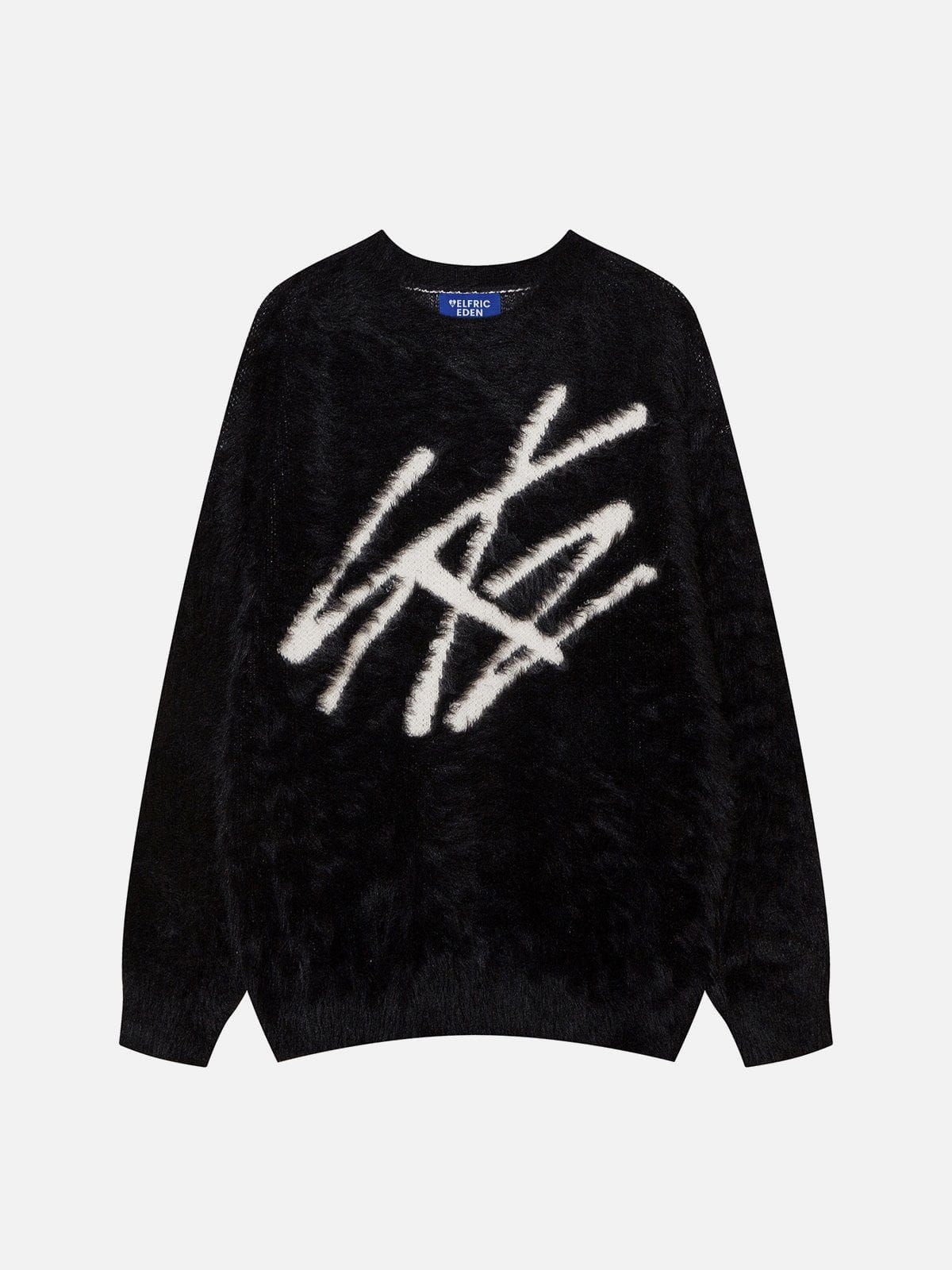 Aelfric Eden Faux Mink Jacquard Sweater sold by Aelfric Eden product image thumbnail 3