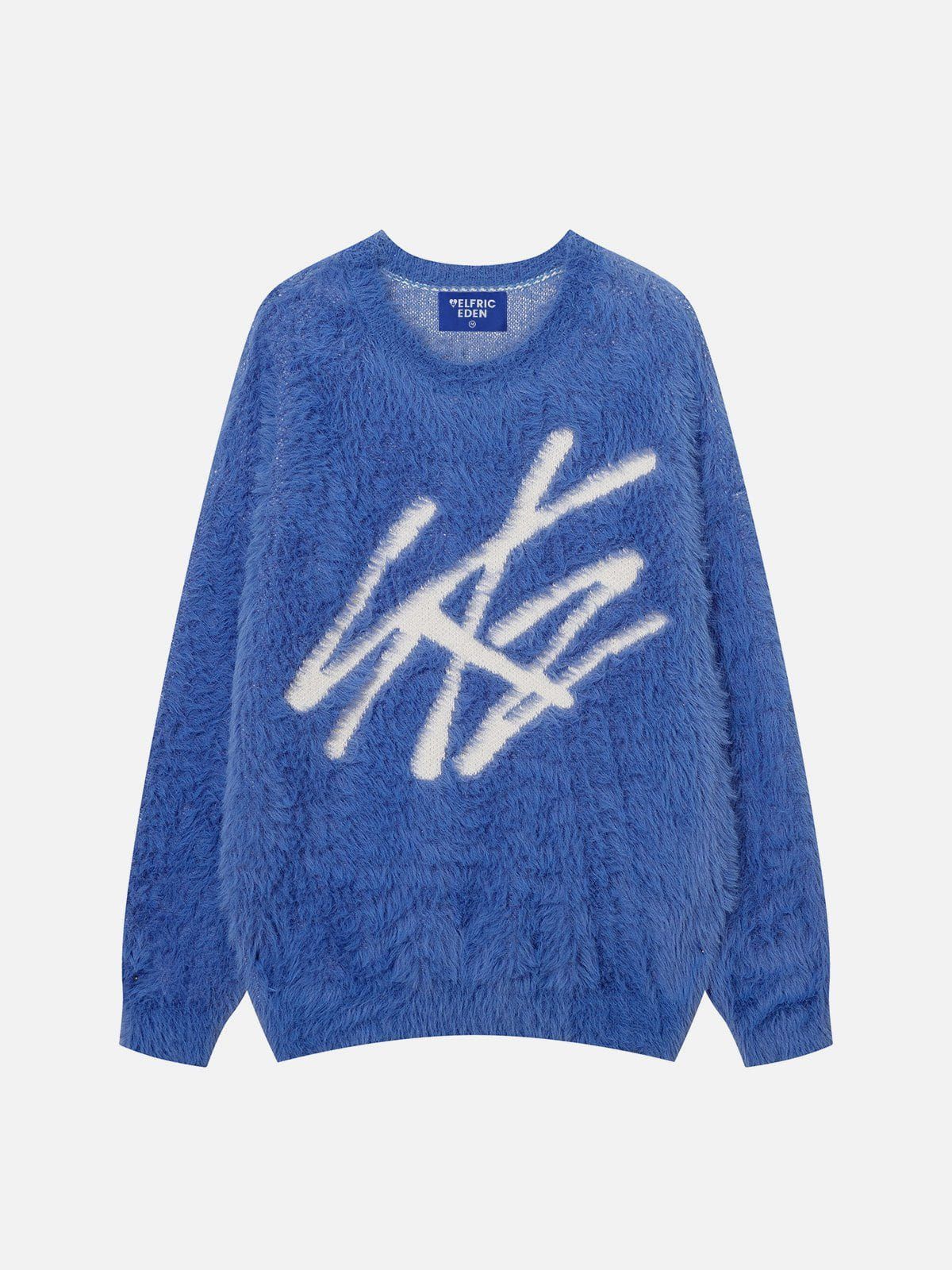 Aelfric Eden Faux Mink Jacquard Sweater sold by Aelfric Eden product image thumbnail 2