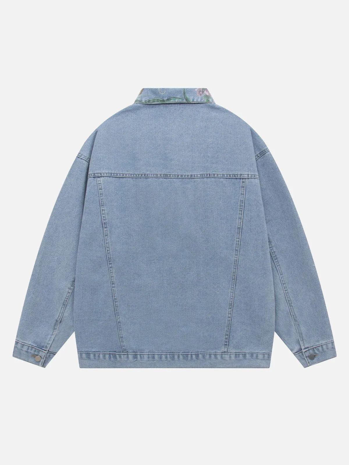 Aelfric Eden Flower Pocket Denim Jacket sold by Aelfric Eden product image thumbnail 3