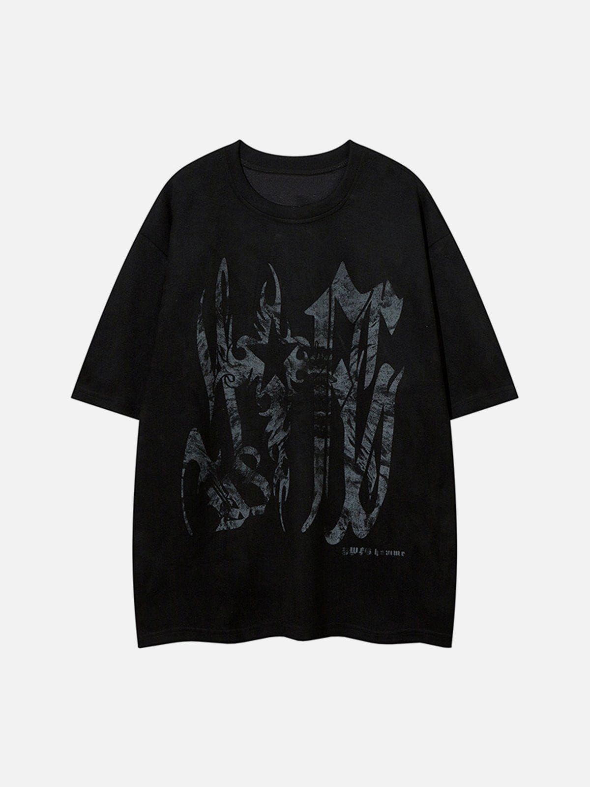 Aelfric Eden The Stars Illuminate Print Suede Tee sold by Aelfric Eden product image thumbnail 3