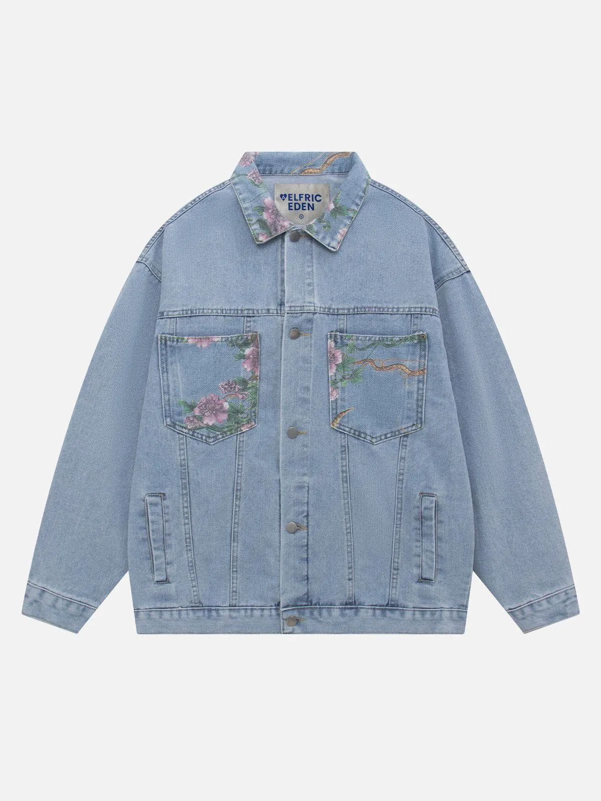 Aelfric Eden Flower Pocket Denim Jacket sold by Aelfric Eden