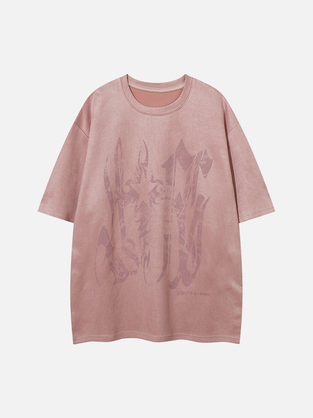Aelfric Eden The Stars Illuminate Print Suede Tee sold by Aelfric Eden product image thumbnail 4
