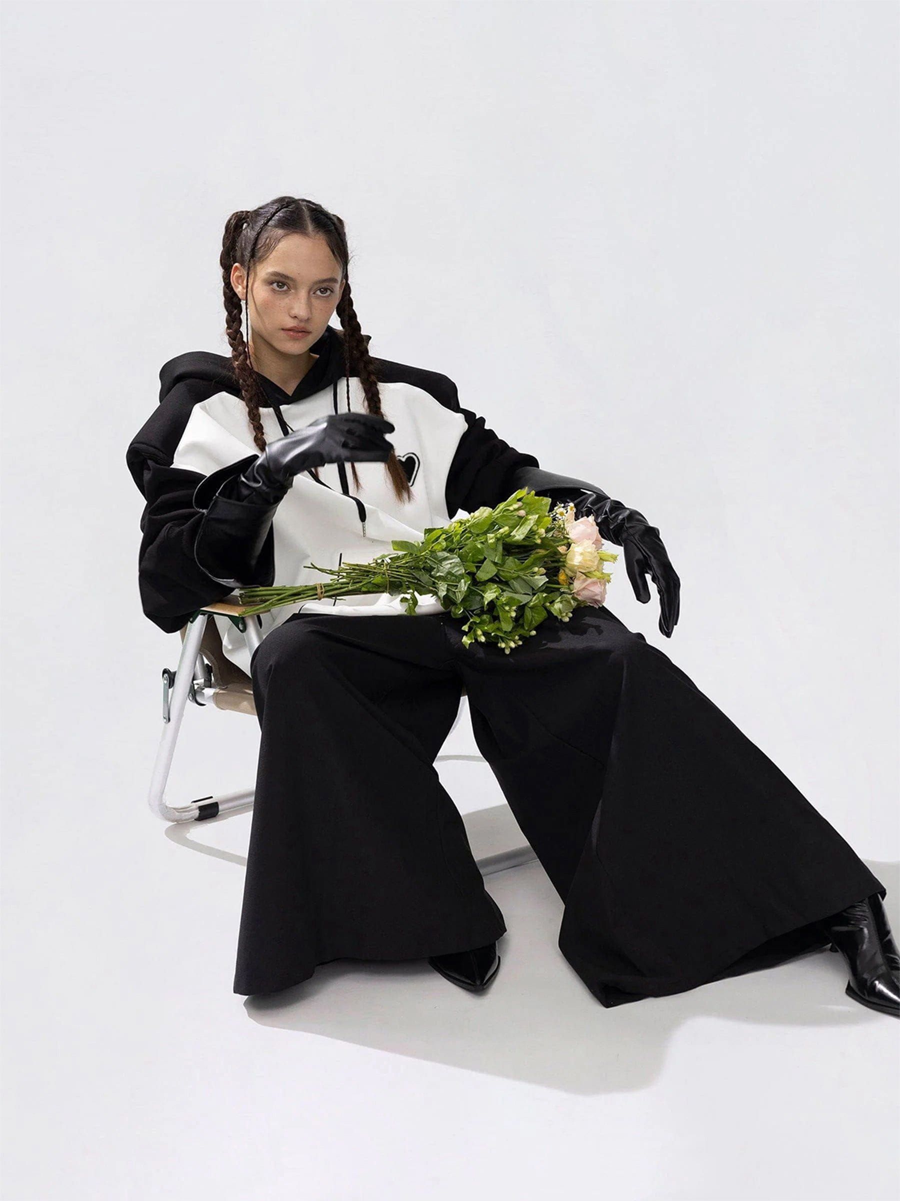 City of Love Classic Patchwork Hoodie sold by Aelfric Eden product image thumbnail 2