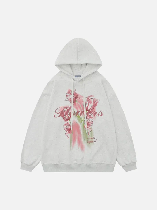 Aelfric Eden Flower Print Hoodie sold by Aelfric Eden