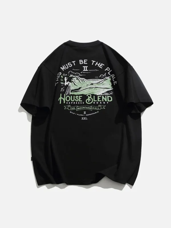 Aelfric Eden Overlooking The Natural Landscape Print Tee sold by Aelfric Eden