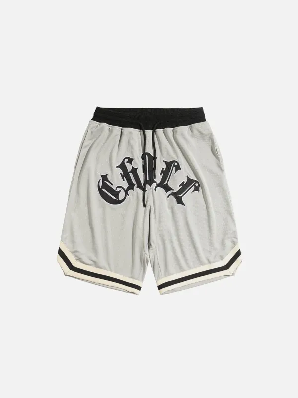 Embroidered Stripe Shorts sold by Aelfric Eden