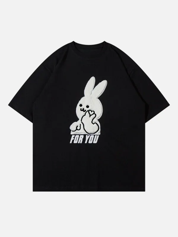 Aelfric Eden Cute Love Rabbit Graphic Tee sold by Aelfric Eden