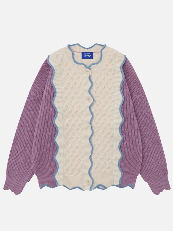 Aelfric Eden Wavy Patchwork Cardigan sold by Aelfric Eden