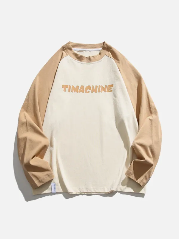 Letter Print Clash Sweatshirt sold by Aelfric Eden