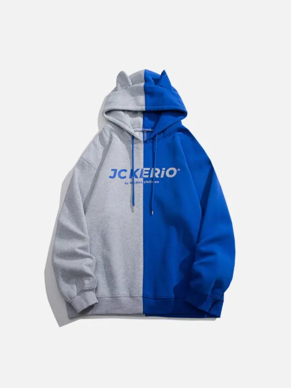 Devil Patchwork Clash Hoodie sold by Aelfric Eden