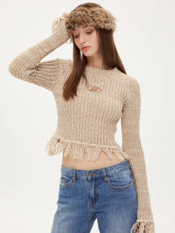 Fringe Embroidered Knit Sweater sold by Aelfric Eden