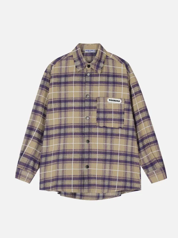 Aelfric Eden Vintage Plaid Long Sleeve Shirt sold by Aelfric Eden