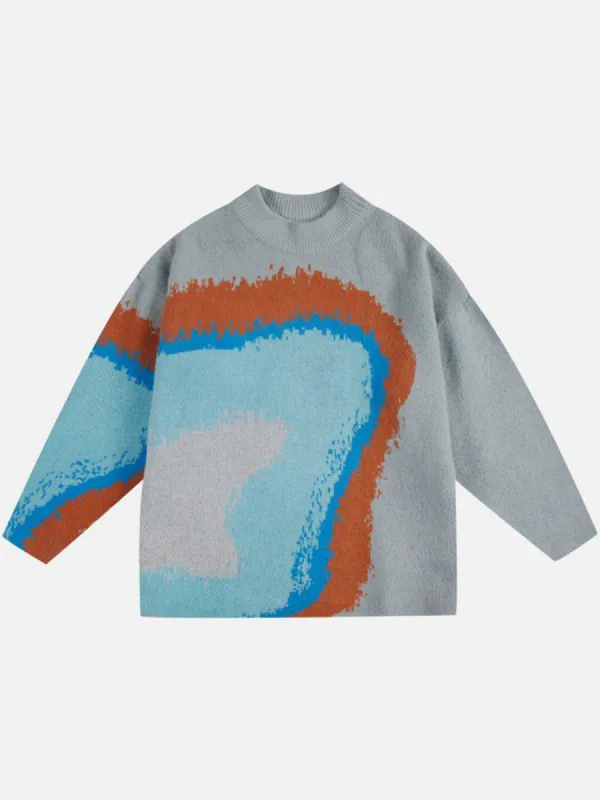 Aelfric Eden Multicolor Patchwork Sweater sold by Aelfric Eden