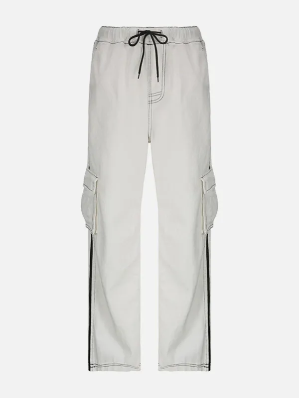 Mulit-pocket Patchwork Cargo Pants sold by Aelfric Eden