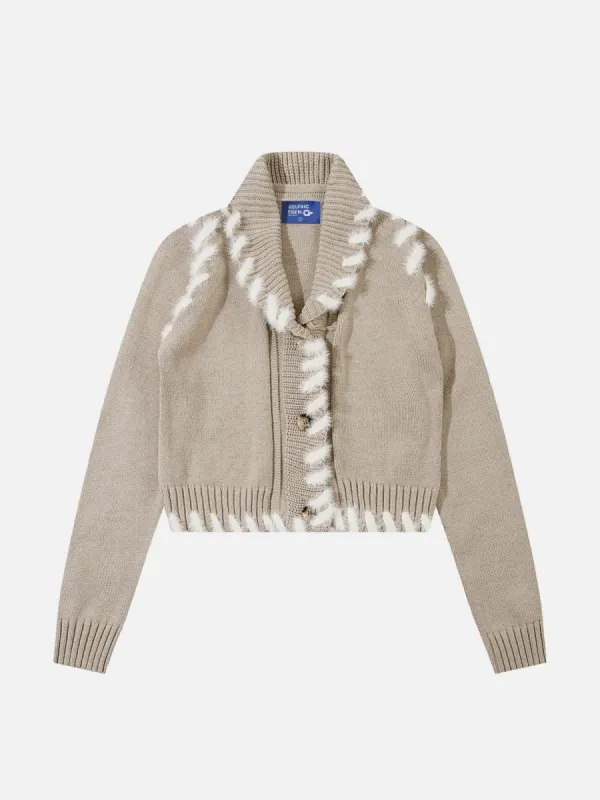 Knit Crochet Cardigan sold by Aelfric Eden