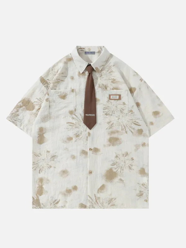 Aelfric Eden Ink Painting Short Sleeve Shirt sold by Aelfric Eden