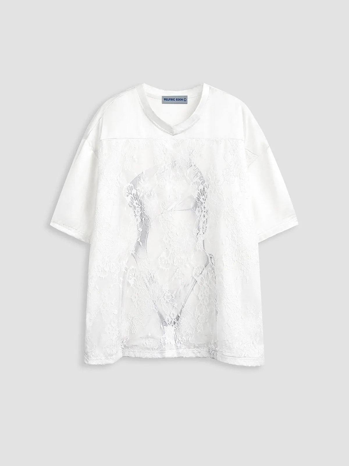 Aelfric Eden Lace Patchwork Tee sold by Aelfric Eden