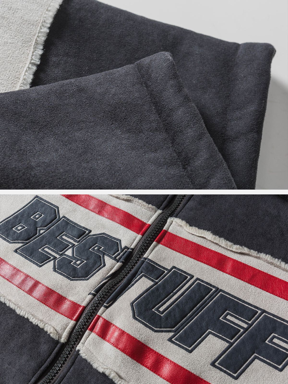 Aelfric Eden BESTUFF Suede Thicken Jacket sold by Aelfric Eden product image thumbnail 7