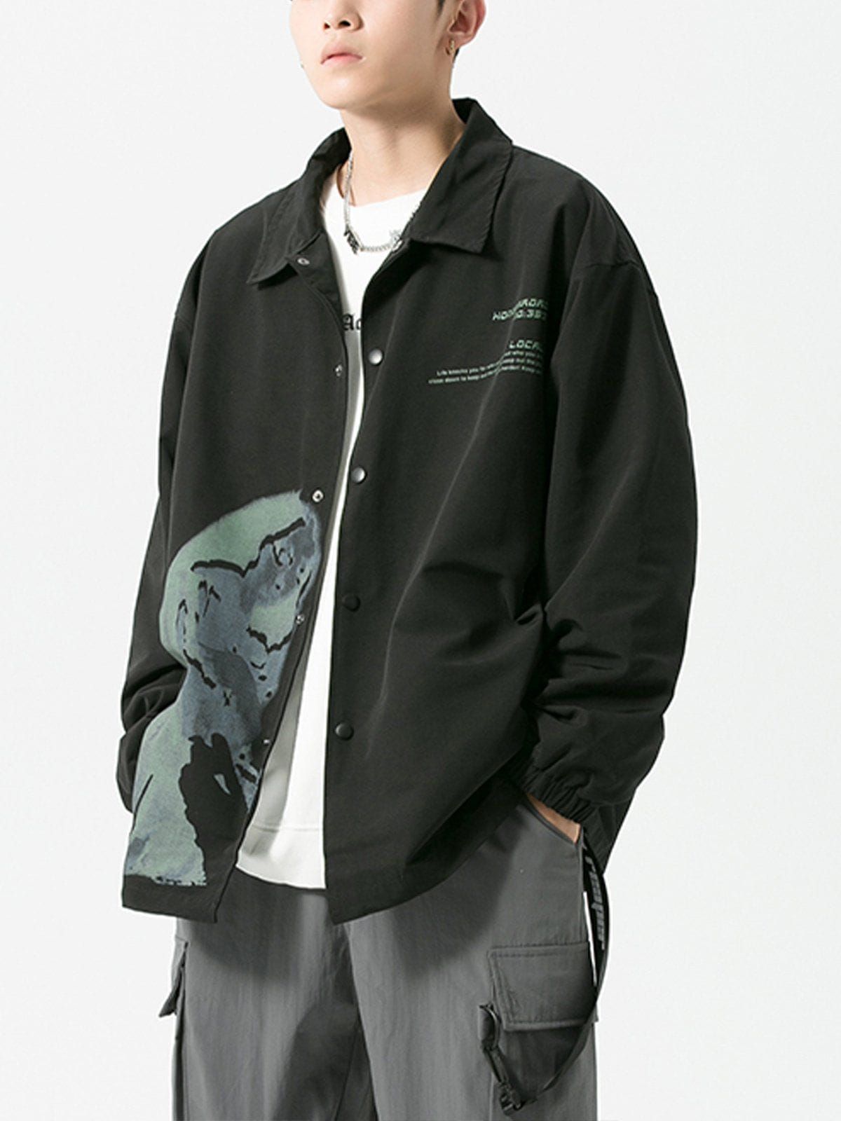 Aelfric Eden Abstract Print Jacket sold by Aelfric Eden product image thumbnail 2