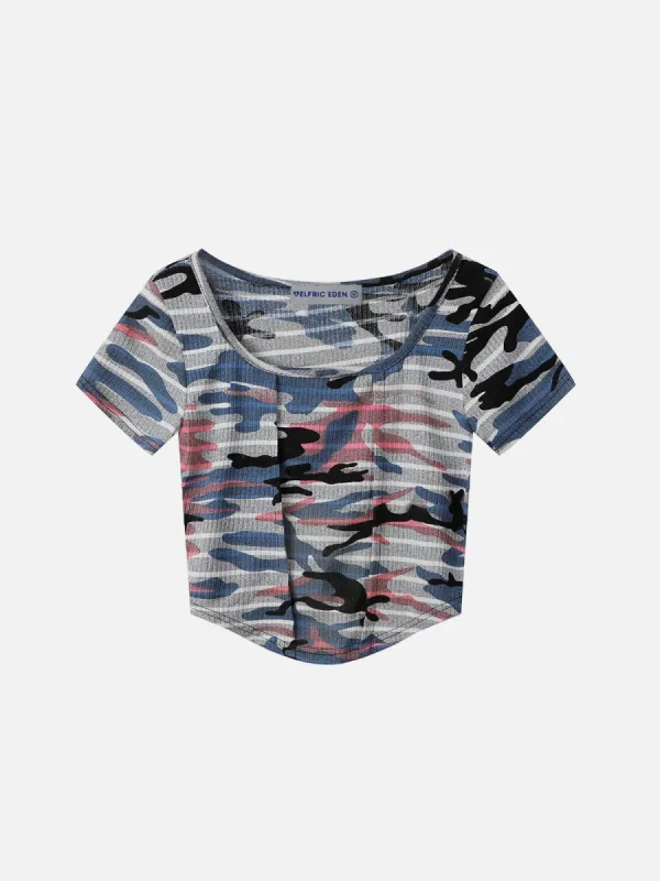 Aelfric Eden Camouflage Wrinkle Tee sold by Aelfric Eden