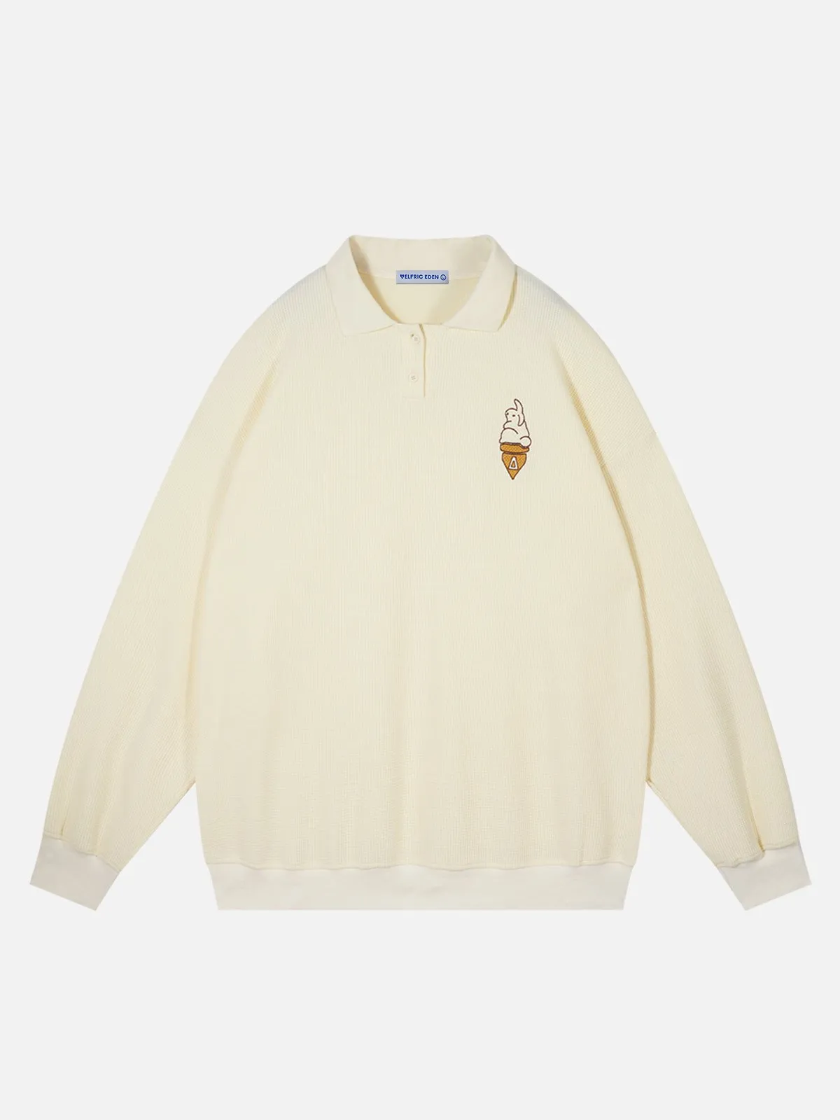 Aelfric Eden Rabbit Ice Cream Polo Sweatshirt sold by Aelfric Eden product image thumbnail 2