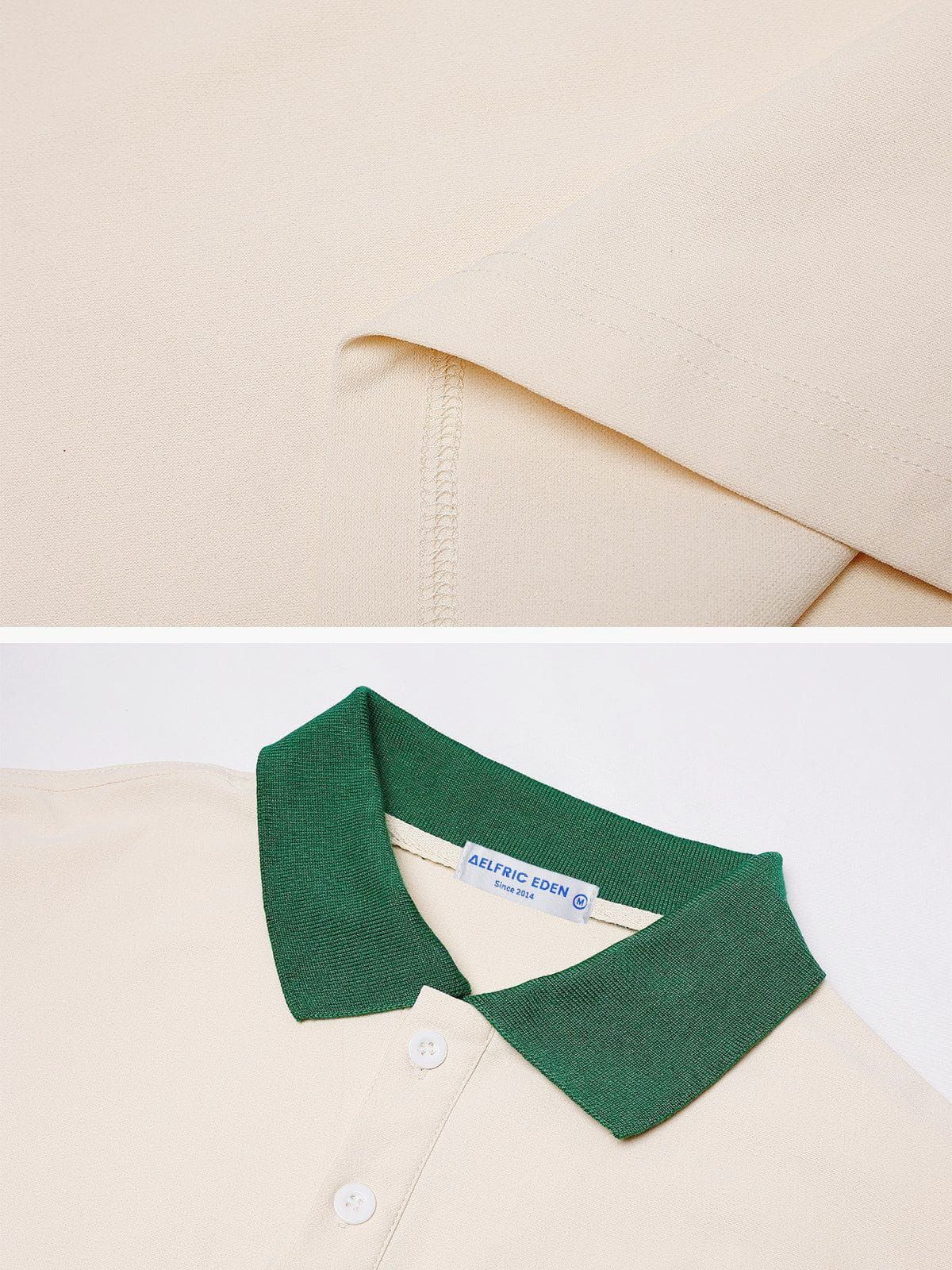 Aelfric Eden Solid Color Vintage Polo Tee sold by Aelfric Eden product image thumbnail 8