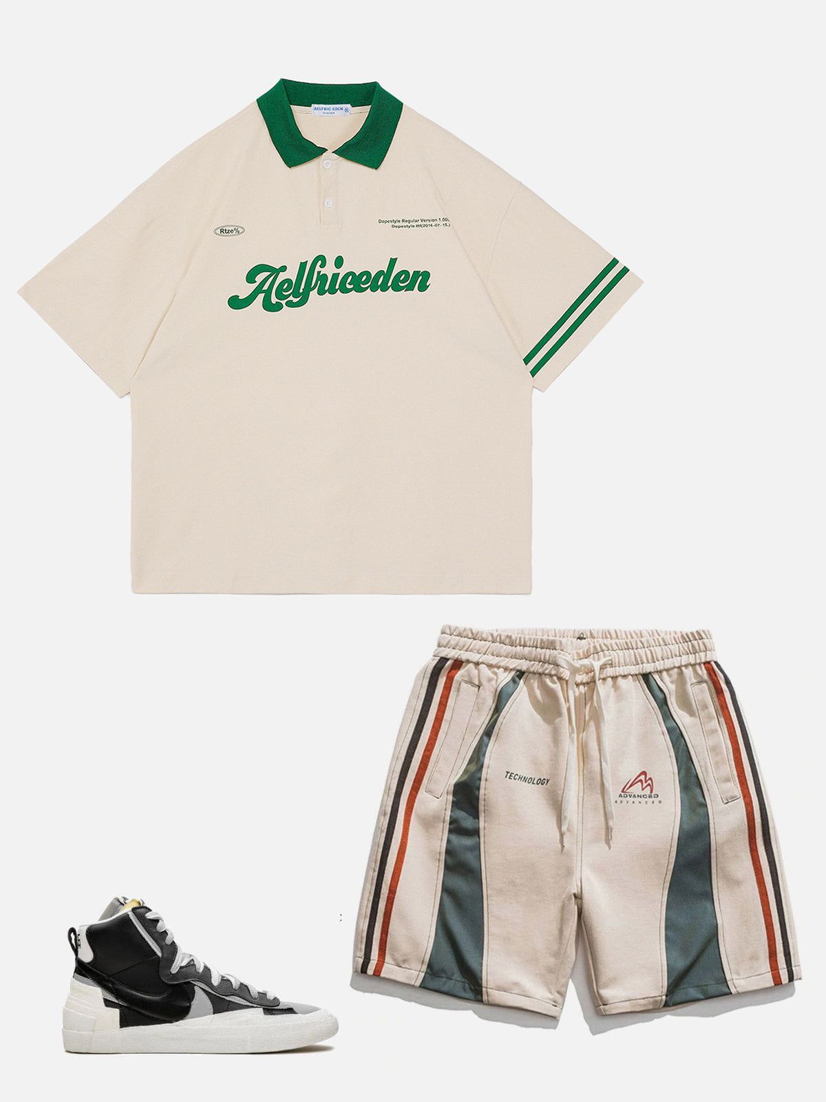 Aelfric Eden Solid Color Vintage Polo Tee sold by Aelfric Eden product image thumbnail 5