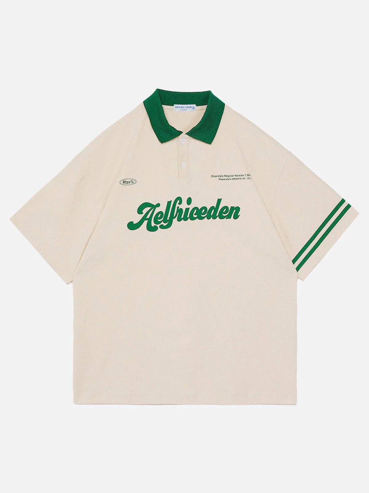 Aelfric Eden Solid Color Vintage Polo Tee sold by Aelfric Eden