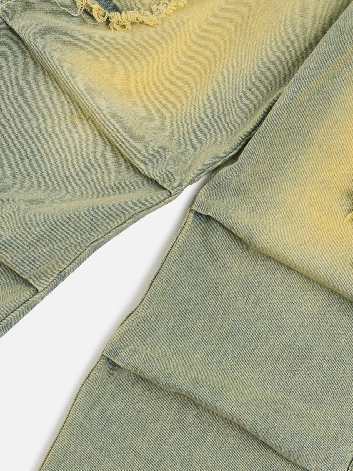 Aelfric Eden Multi Pocket Fringe Washed Jeans sold by Aelfric Eden product image thumbnail 4