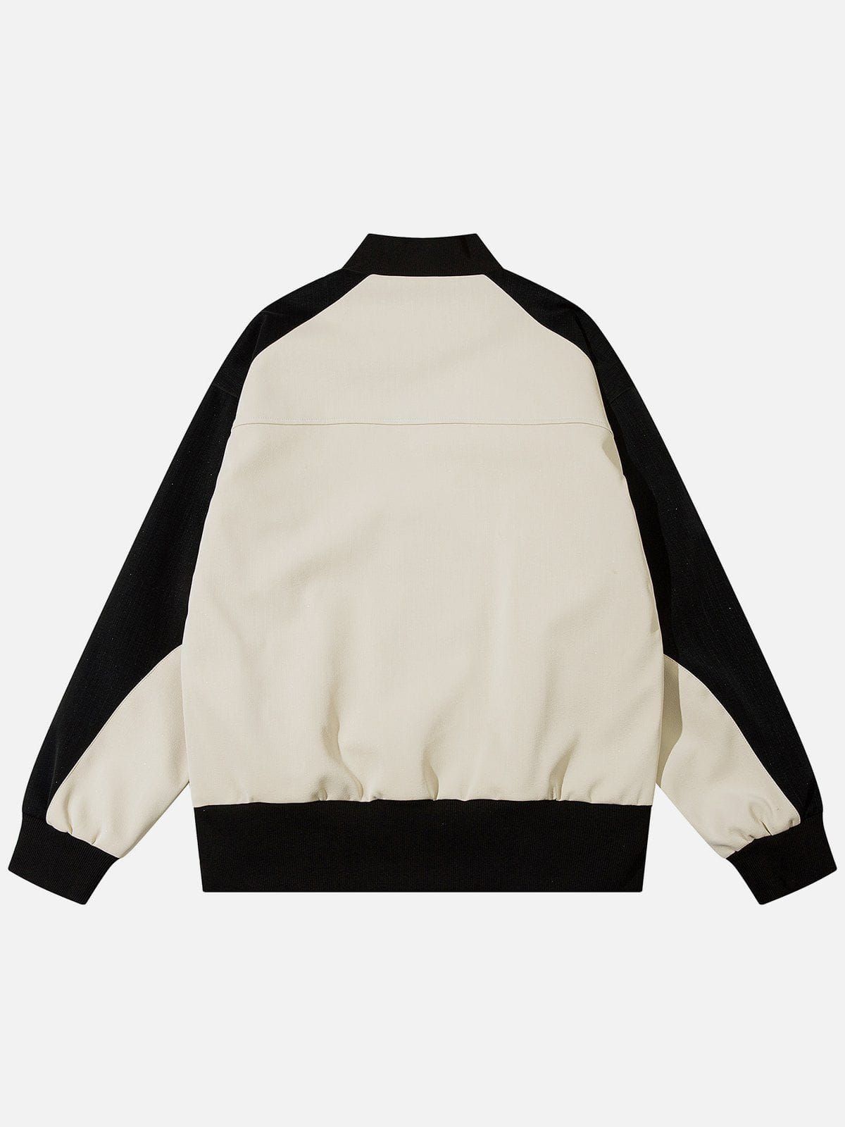 Aelfric Eden Color Blocking Star Faux Leather Jacket sold by Aelfric Eden product image thumbnail 2