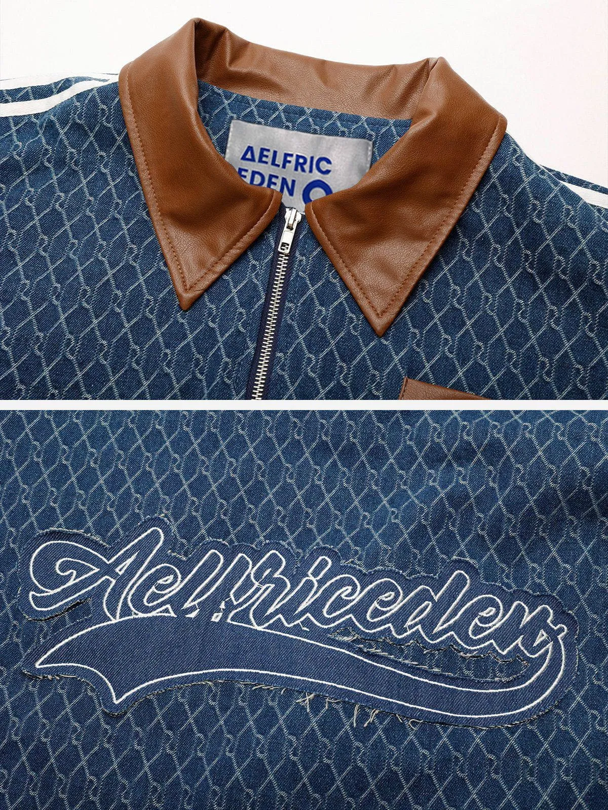 Aelfric Eden Vintage Denim Jacquard Jacket sold by Aelfric Eden product image thumbnail 4