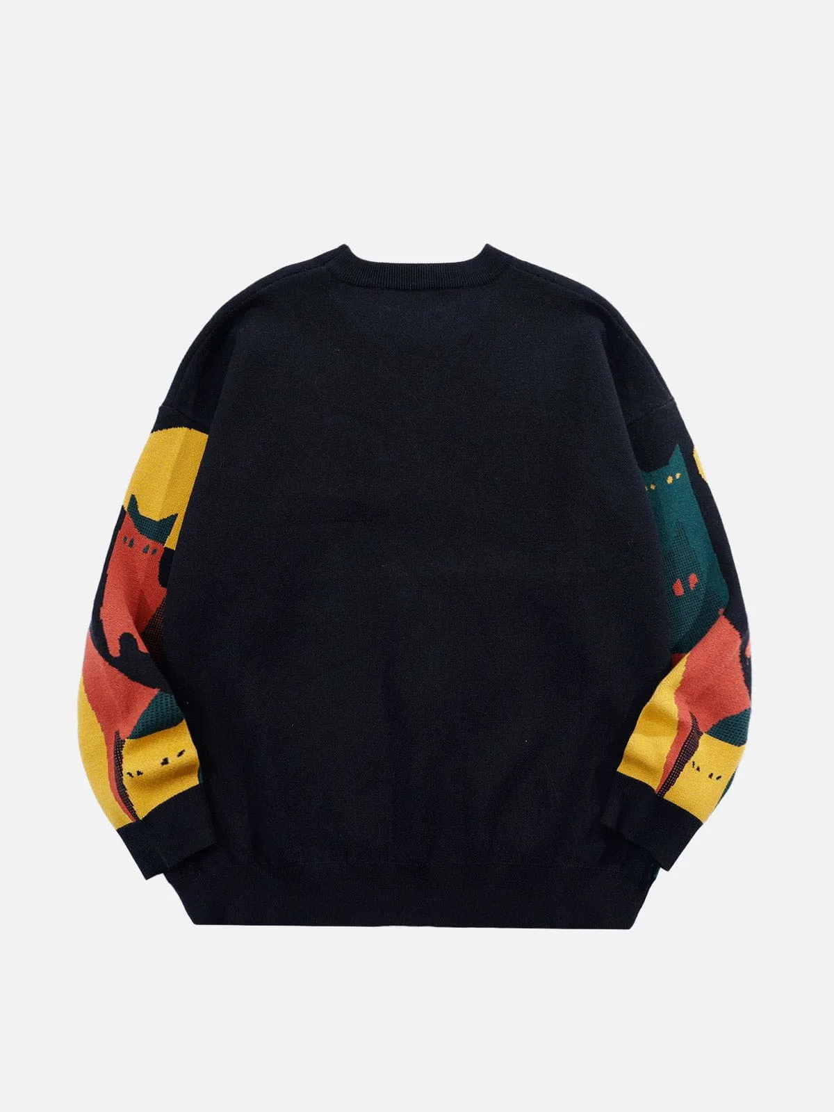 Aelfric Eden Color Blocking Cat Sweater sold by Aelfric Eden product image thumbnail 3