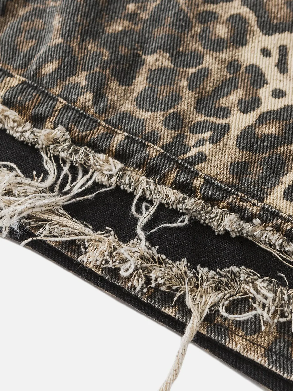 Aelfric Eden Distressed Leopard Jacket sold by Aelfric Eden product image thumbnail 4