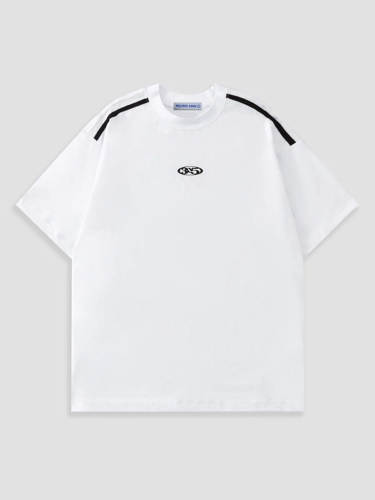 Aelfric Eden Number Print Stripe Tee sold by Aelfric Eden product image thumbnail 3