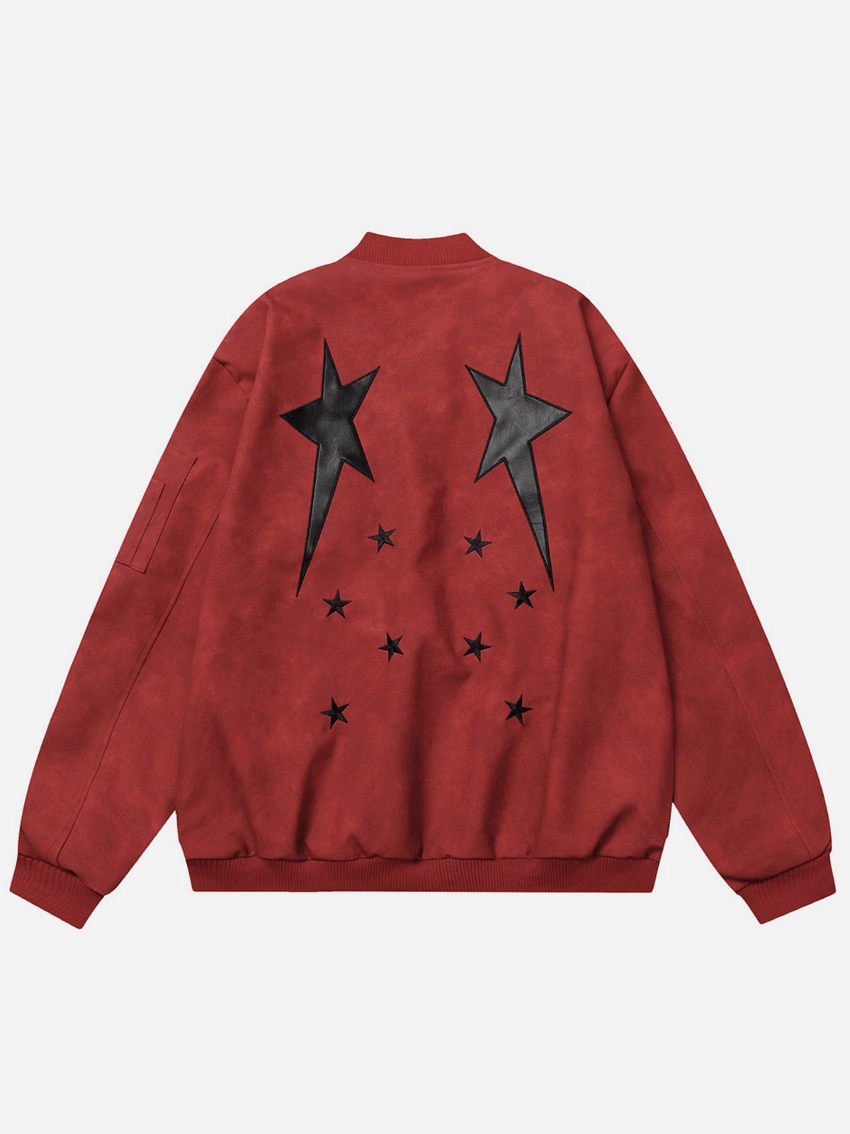 Aelfric Eden Star Embroidery Leather Jacket sold by Aelfric Eden product image thumbnail 3