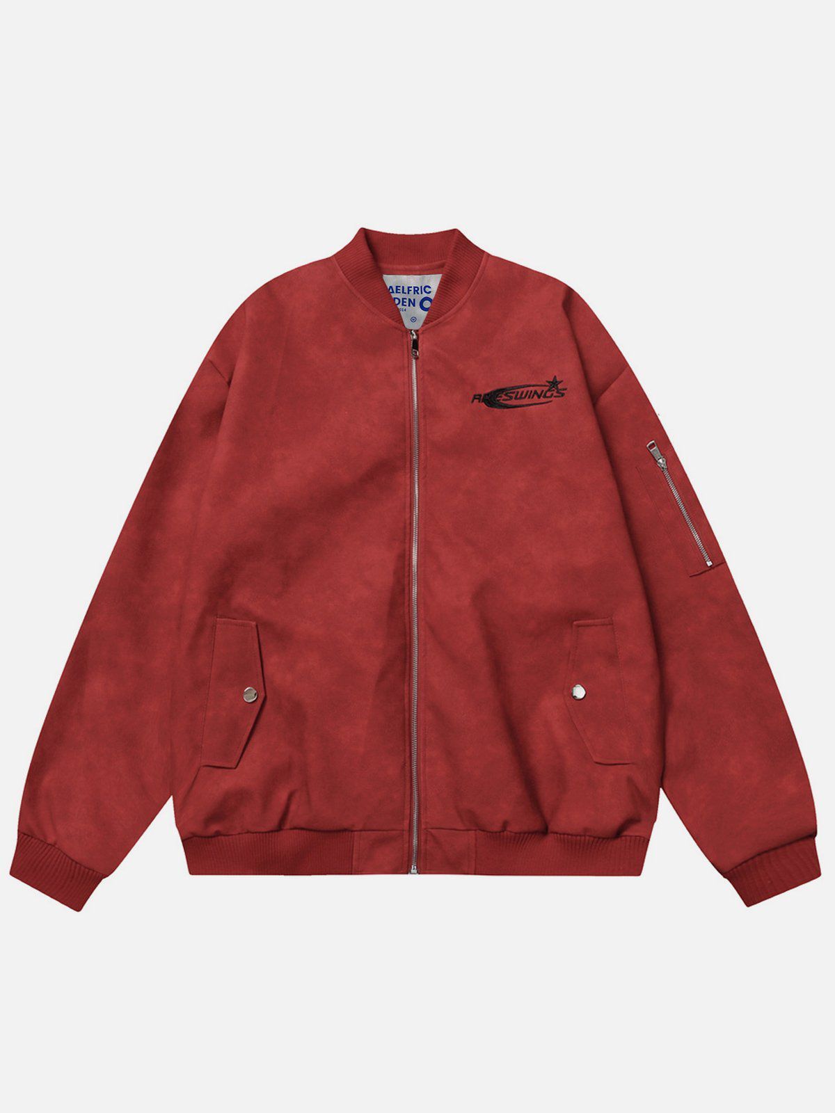 Aelfric Eden Star Embroidery Leather Jacket sold by Aelfric Eden