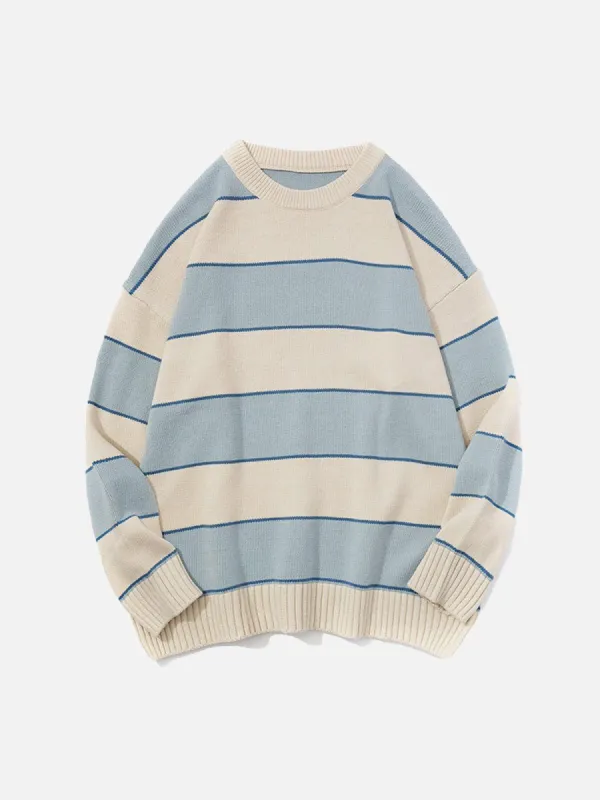 Aelfric Eden Contrast Stripe Knit Sweater sold by Aelfric Eden
