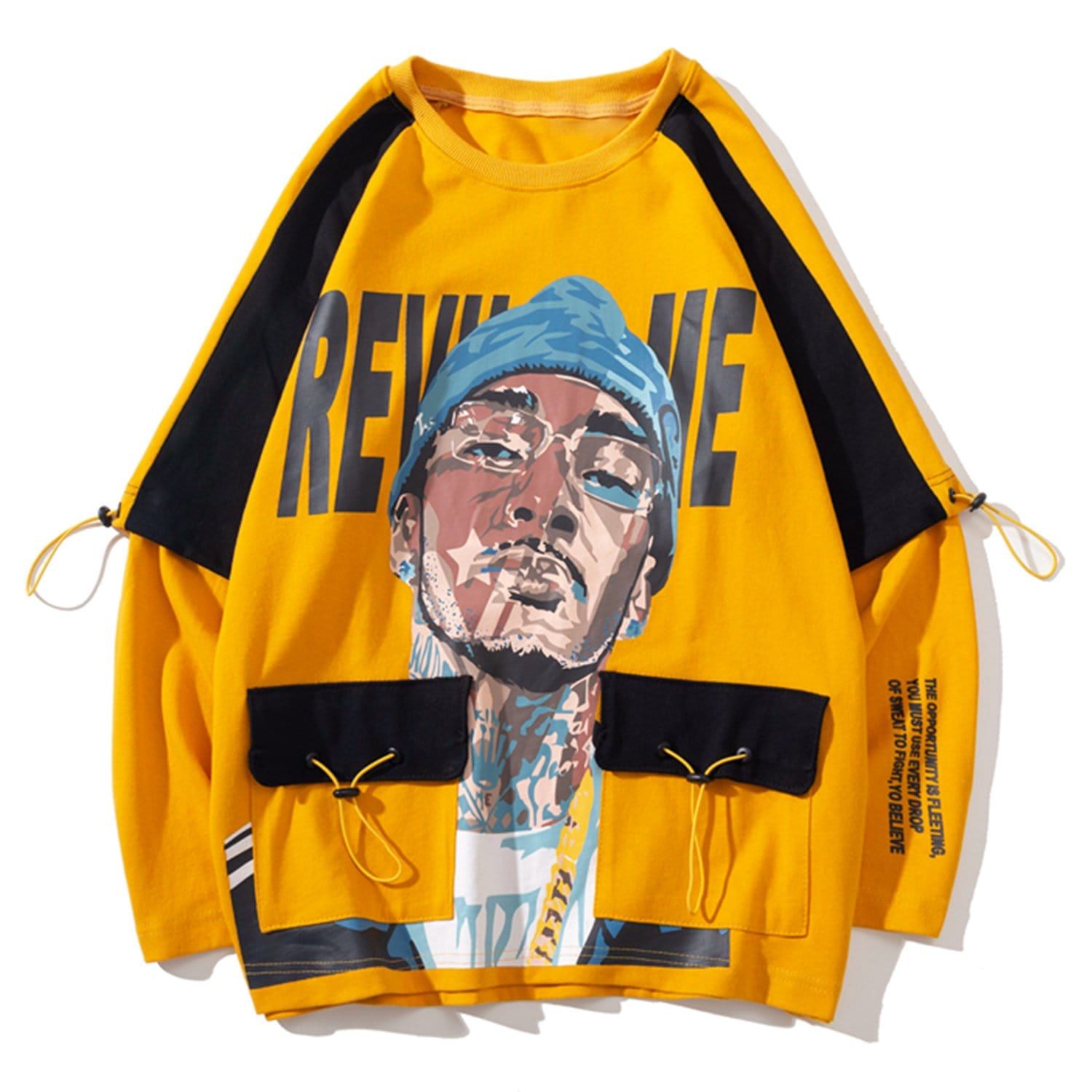 AE MENS COTTON HARAJUKU HOODIE sold by Aelfric Eden product image thumbnail 4