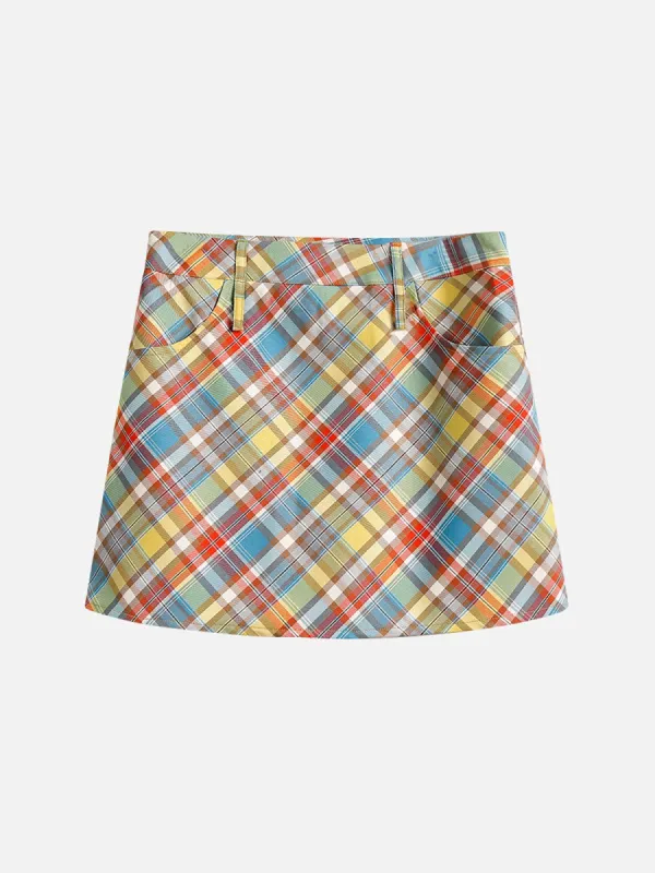 Aelfric Eden Colorful Plaid Skirt sold by Aelfric Eden
