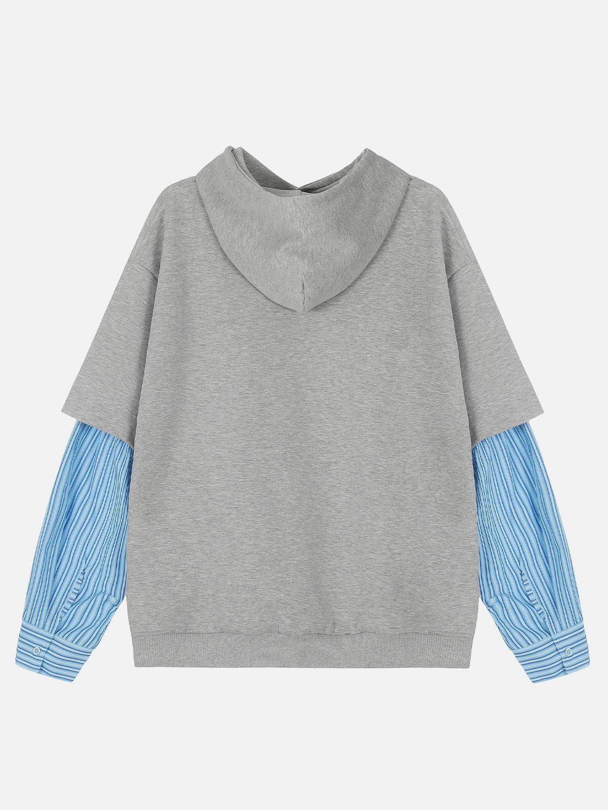 Aelfric Eden Stripe Patchwork Hoodie sold by Aelfric Eden product image thumbnail 3