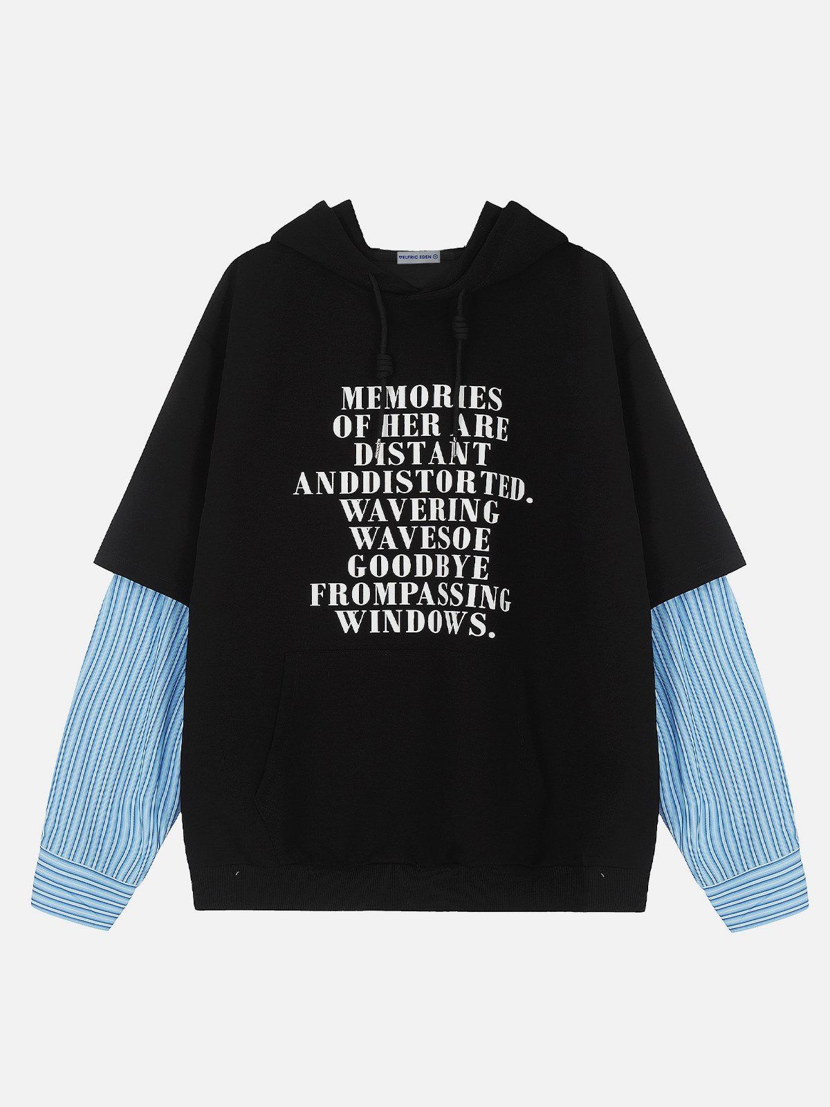 Aelfric Eden Stripe Patchwork Hoodie sold by Aelfric Eden product image thumbnail 2