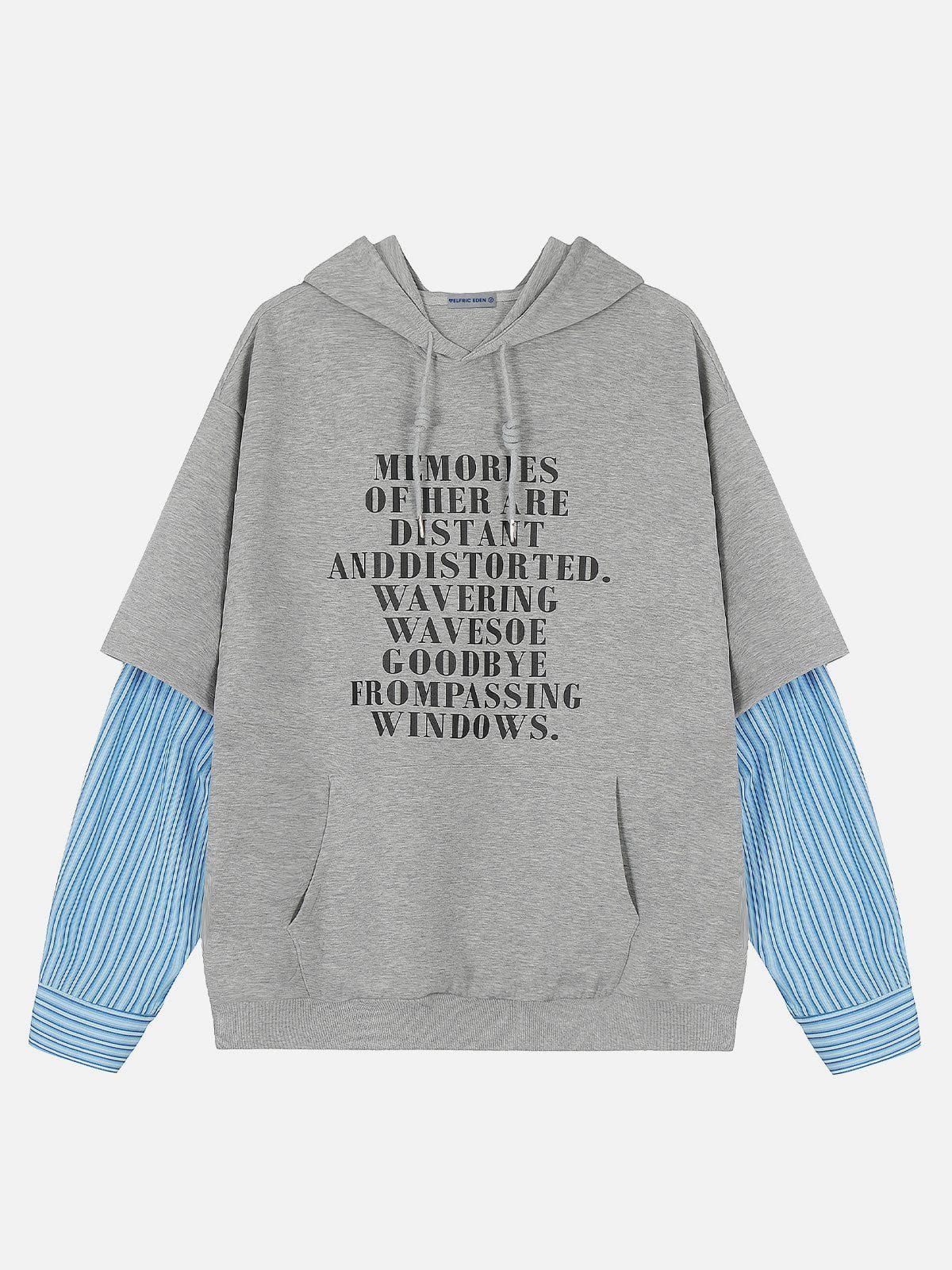 Aelfric Eden Stripe Patchwork Hoodie sold by Aelfric Eden