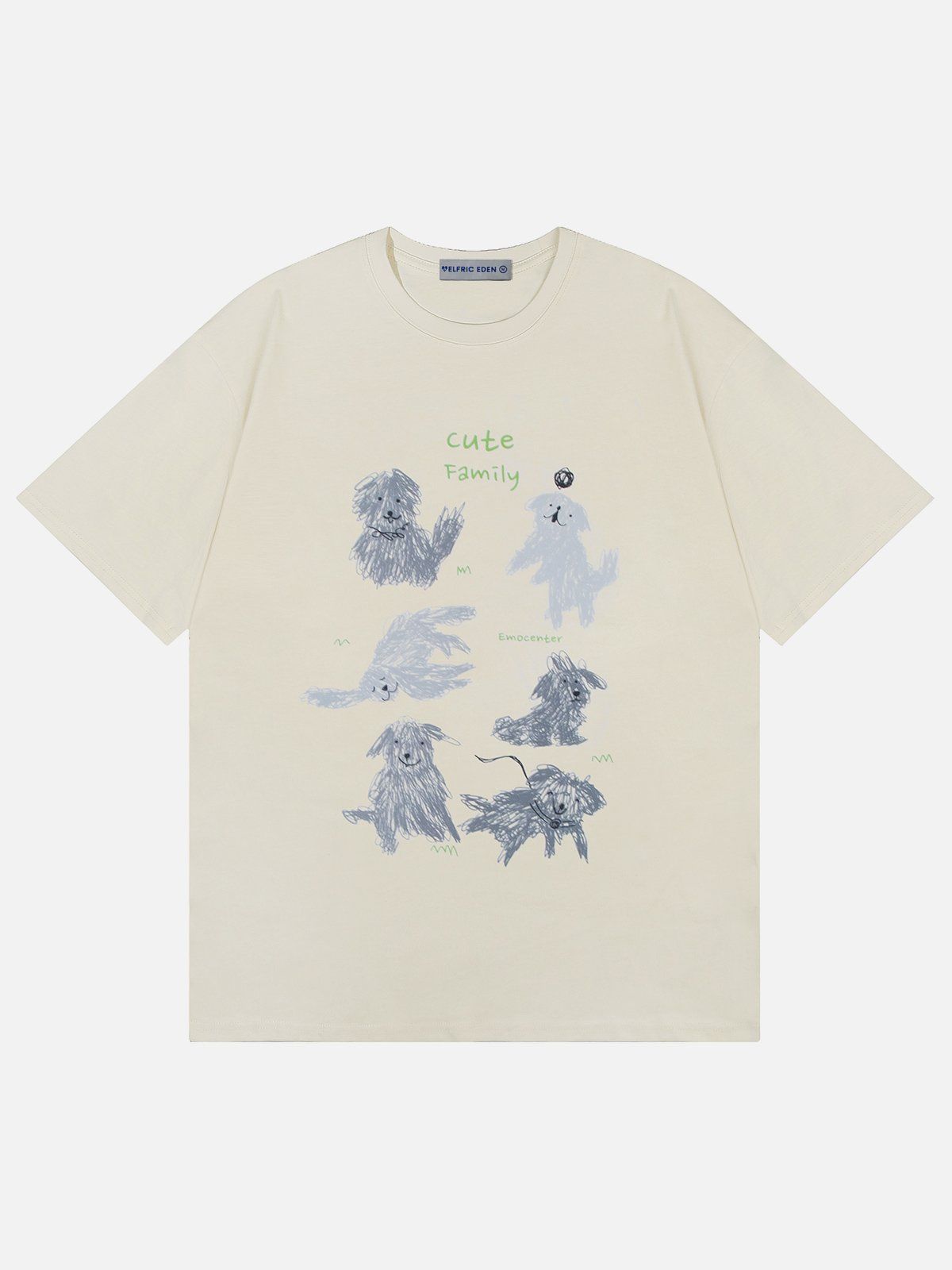 Aelfric Eden Graffiti Dog Print Tee sold by Aelfric Eden product image thumbnail 3