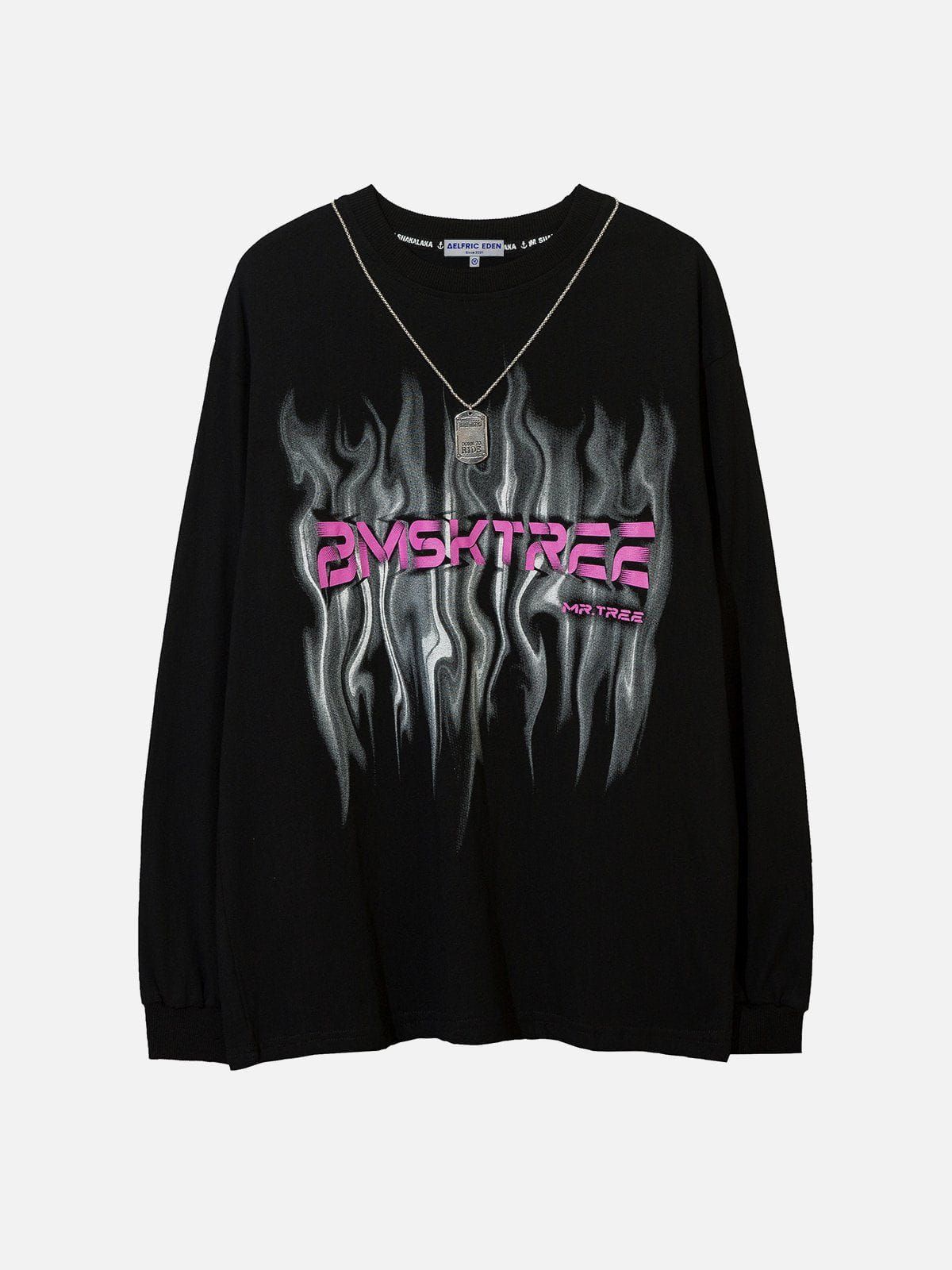 Aelfric Eden Necklace Flame Print Sweatshirt sold by Aelfric Eden product image thumbnail 3