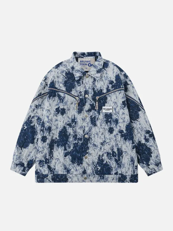 Aelfric Eden Long Zip Up Jacquard Jacket sold by Aelfric Eden